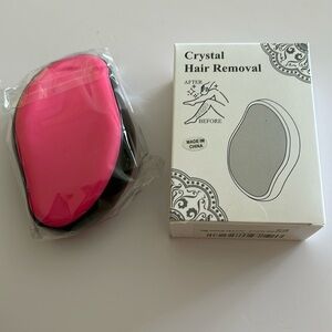 Crystal Hair Remover, Hair Eraser, Painless Exfoliating / ROSE RED / NEW